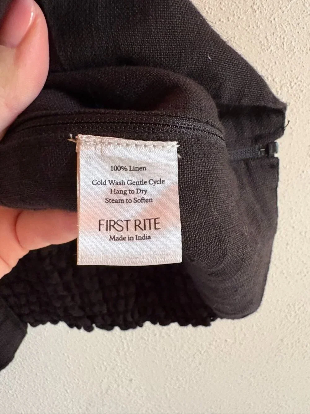NWT First Rite Linen Pant/Top Set Size S - Picture 4 of 6